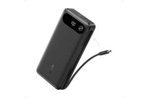 Get Anker's fast power bank with built-in USB-C cable for just $45