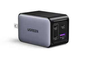 This fast, foldable USB-C wall plug with 4 ports is 40% off today