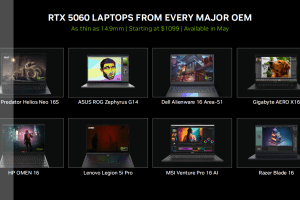 An army of Nvidia's affordable GeForce RTX 5060 laptops are coming soon