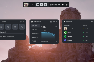 Windows Game Bar gets design tweaks for better handheld gaming
