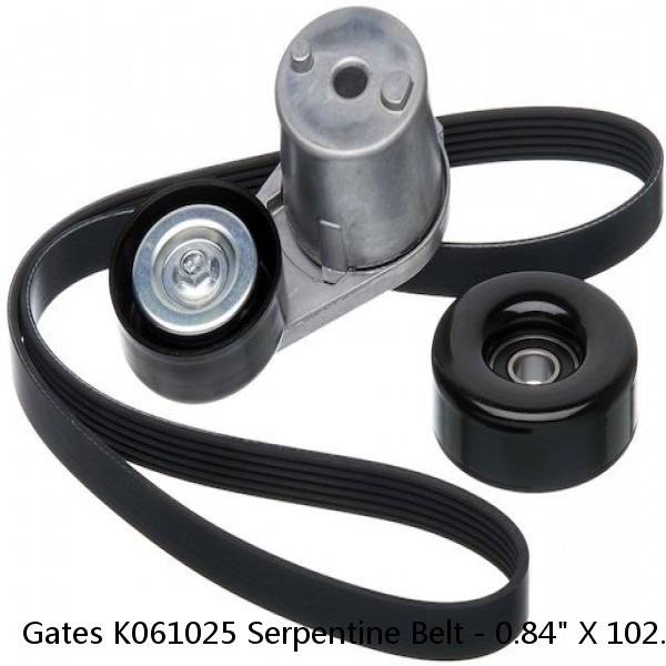 Gates K061025 Serpentine Belt - 0.84" X 102.97" - 6 Ribs