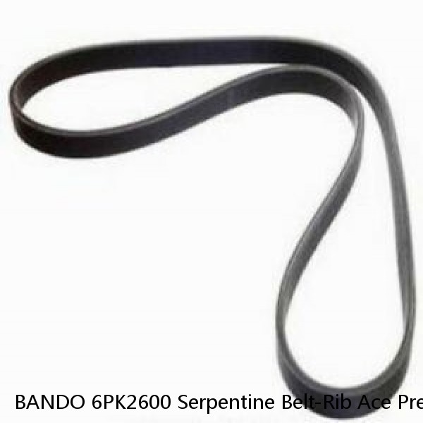 BANDO 6PK2600 Serpentine Belt-Rib Ace Precision Engineered V-Ribbed Belt 