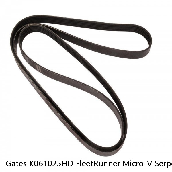 Gates K061025HD FleetRunner Micro-V Serpentine Drive Belt